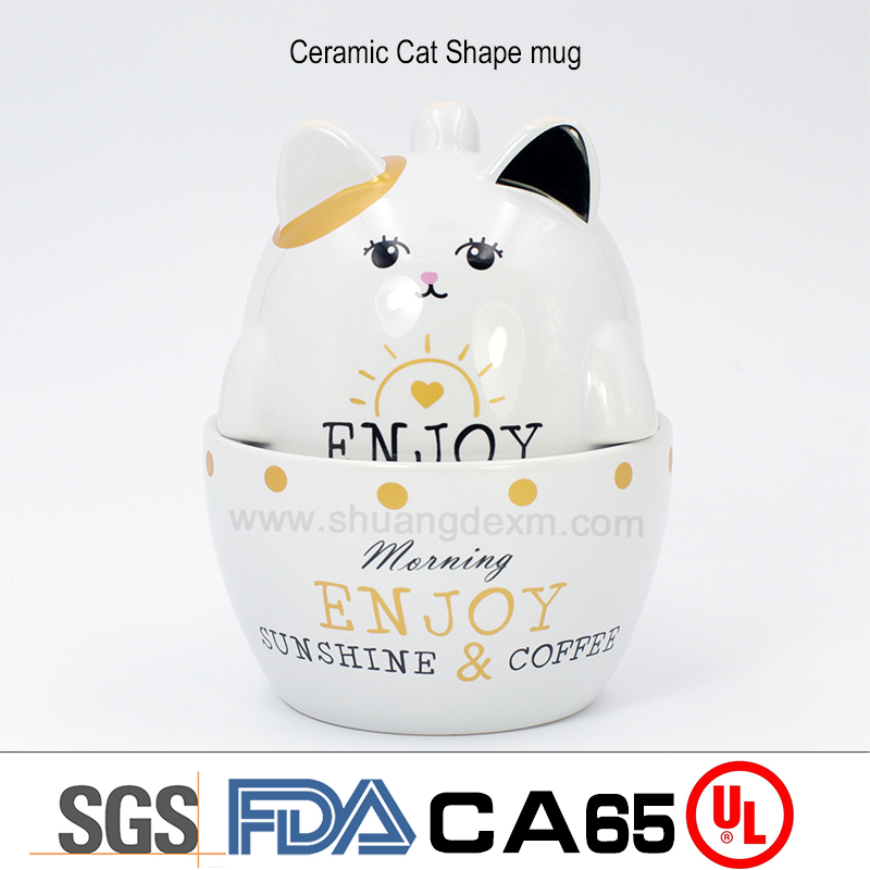 Ceramic Cat Shape mug