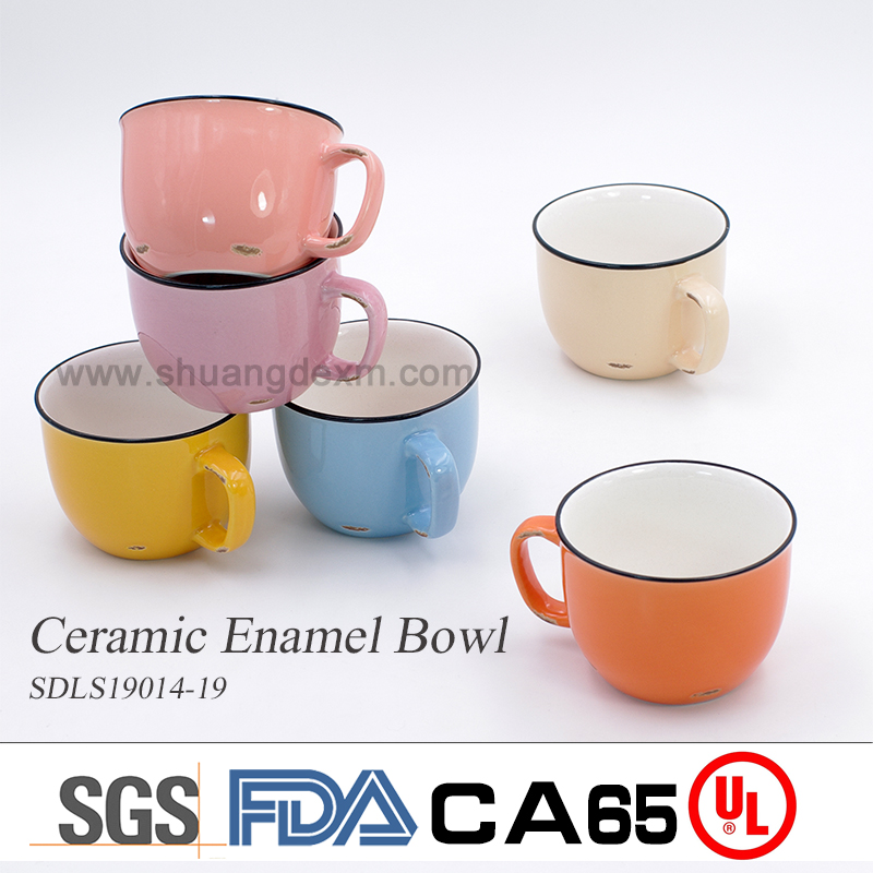 Ceramic Enamel Bowl