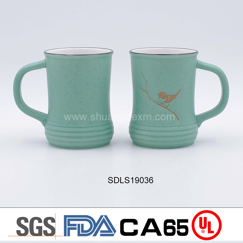 14OZ Engraved Logo Ceramic Coffee Mug 