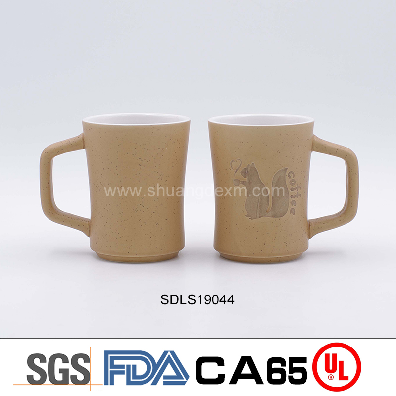  Ceramic Screen Printing Animal Coffee Mug
