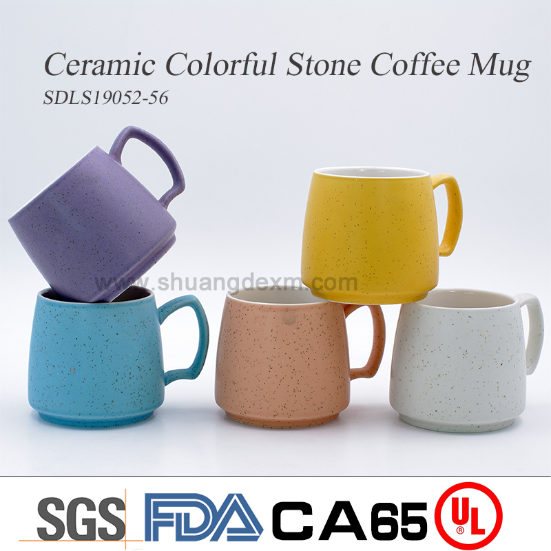 Ceramic Colorful Stone Coffee Mug
