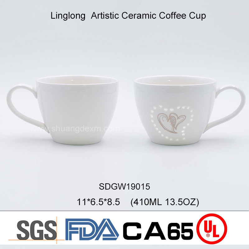 Linglong  Artistic Ceramic Coffee Cup
