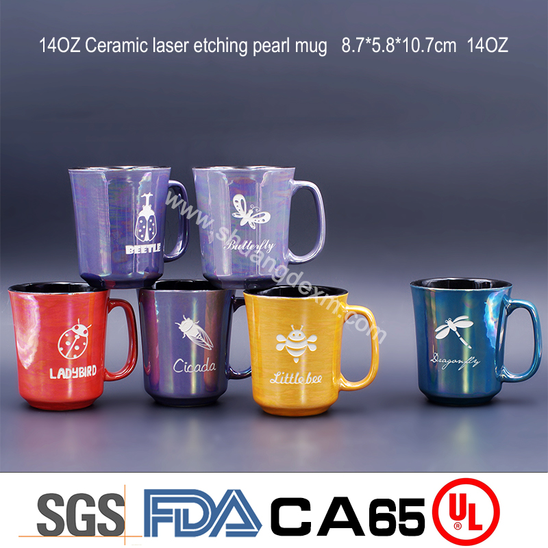 Ceramic lasering mug