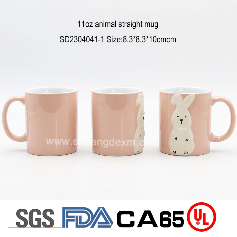 11oz animal straight mug